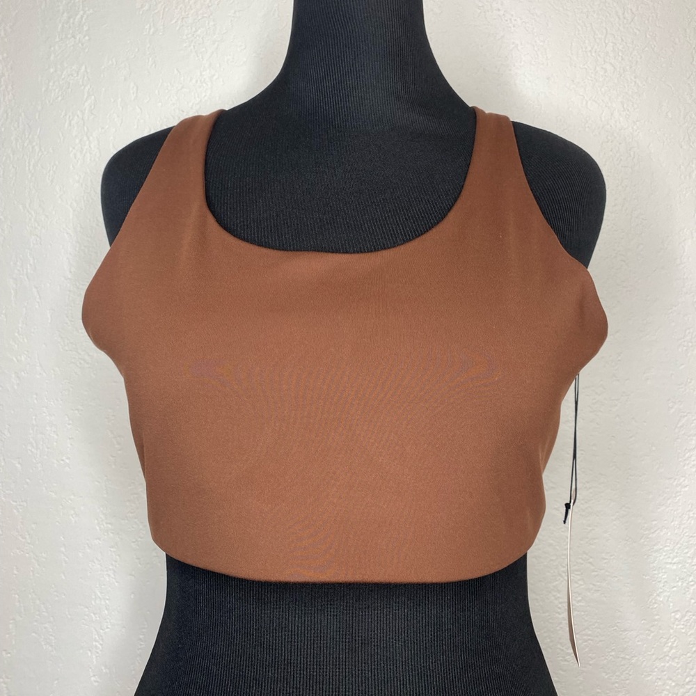 🆕 Girlfriend Collective Topanga Sports Bra  Women’s Size XXXL Criss-Cross Brown